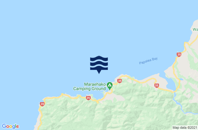 Maraehako Bay, New Zealand潮水
