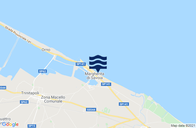 Margherita di Savoia, Italy潮水