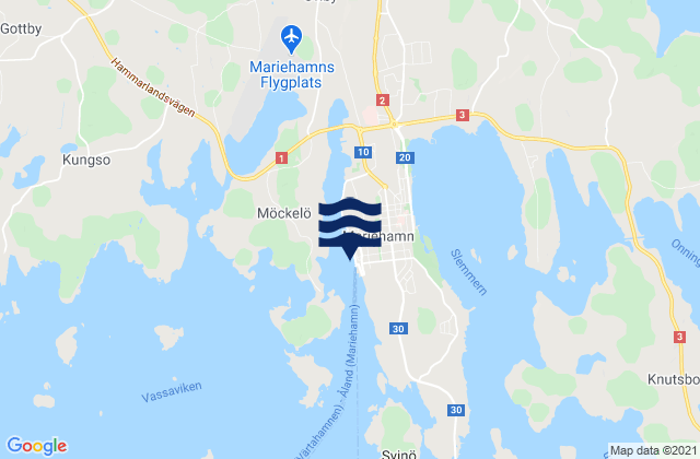 Mariehamn, Aland Islands潮水