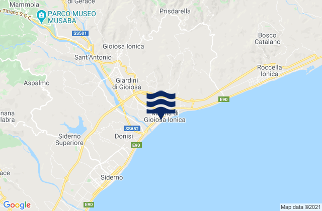 Marina di Gioiosa Ionica, Italy潮水