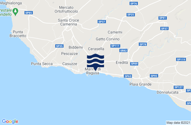Marina di Ragusa, Italy潮水