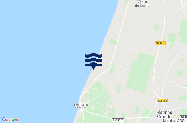 Marinha Grande, Portugal潮水