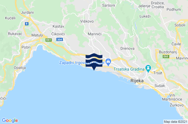 Marinići, Croatia潮水
