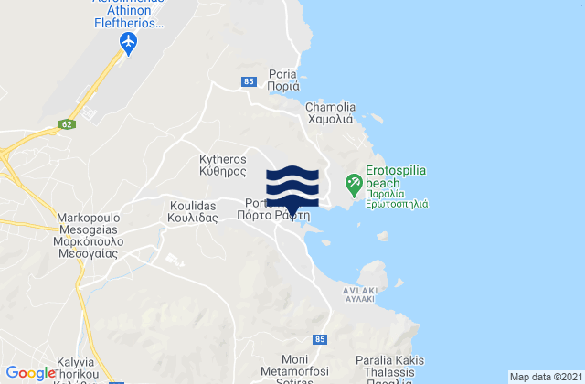 Markópoulo, Greece潮水