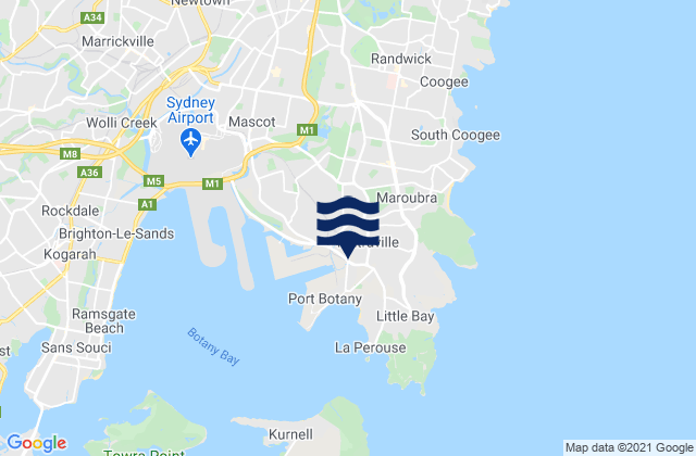 Maroubra, Australia潮水