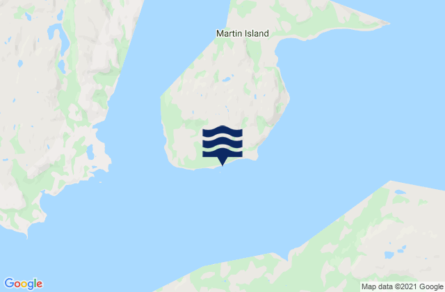 Martin Island, Canada潮水