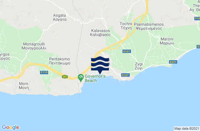Marí, Cyprus潮水