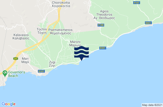 Maróni, Cyprus潮水