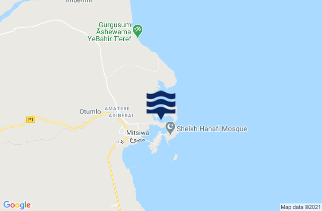 Massaua, Eritrea潮水