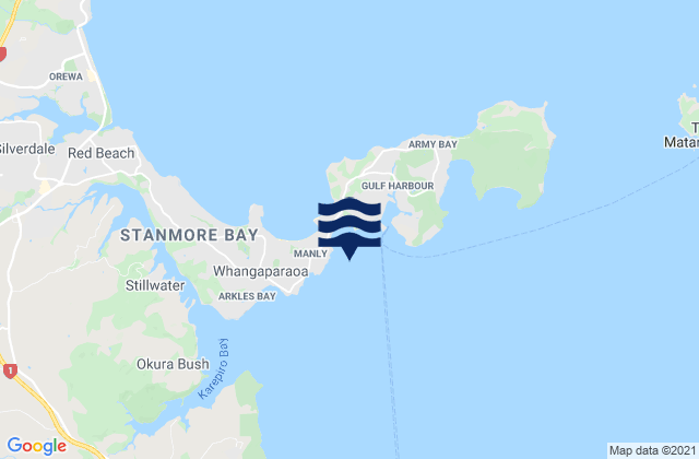 Matakaita Bay, New Zealand潮水
