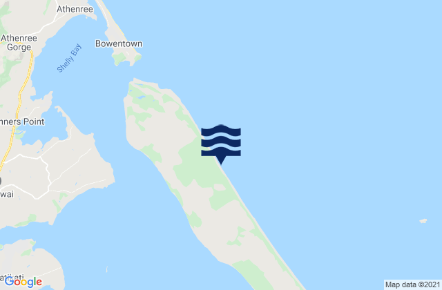Matakana Island, New Zealand潮水