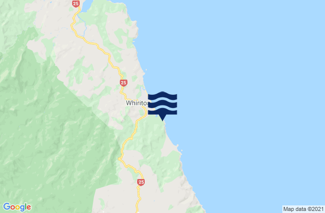 Mataora Bay, New Zealand潮水