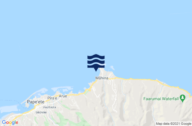 Matavia, French Polynesia潮水
