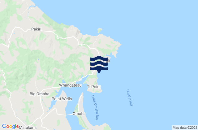 Mathesons Bay, New Zealand潮水