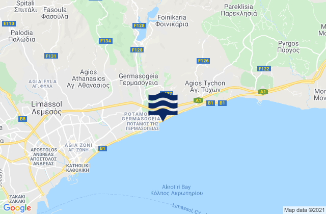 Mathikolóni, Cyprus潮水
