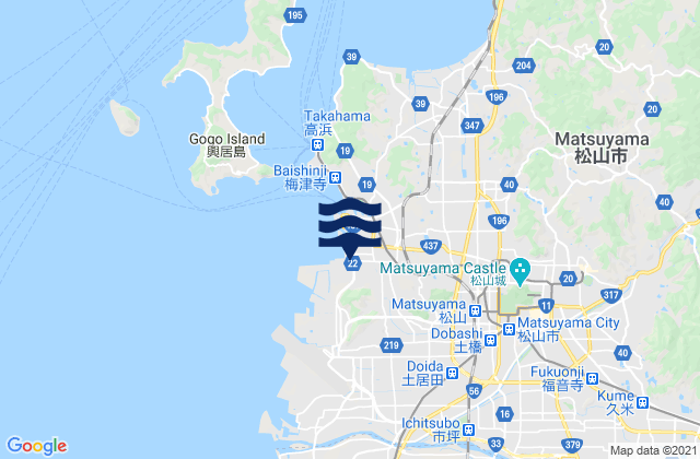 Matsuyama-shi, Japan潮水