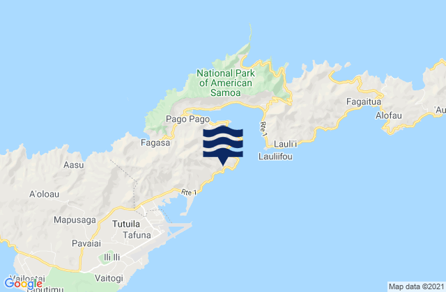 Matu'u, American Samoa潮水