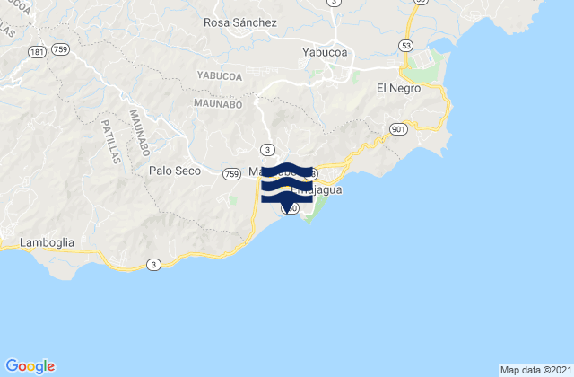 Maunabo, Puerto Rico潮水