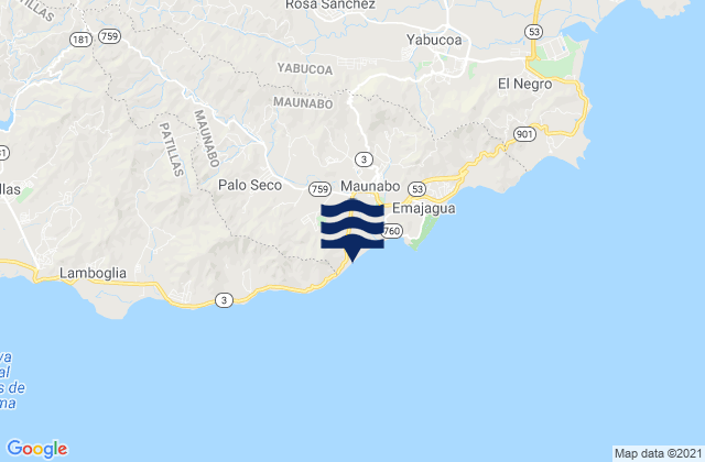 Maunabo Municipio, Puerto Rico潮水