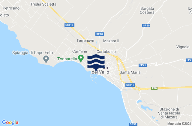 Mazara II, Italy潮水