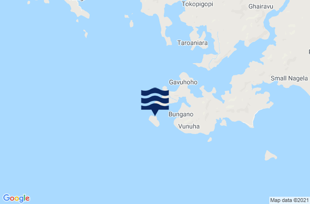 Mbungana Island, Solomon Islands潮水