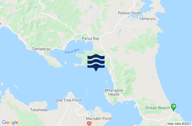McLeod Bay, New Zealand潮水