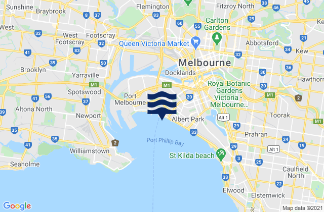 Melbourne, Australia潮水