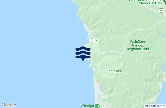Mercer Bay, New Zealand潮水