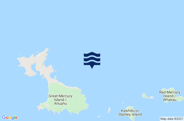 Mercury Islands (Iles d'Haussez), New Zealand潮水
