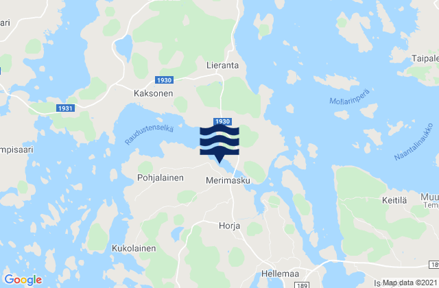 Merimasku, Finland潮水