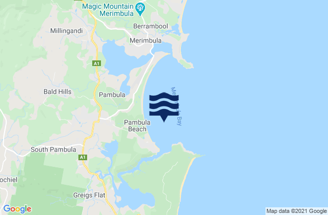 Merimbula Bay, Australia潮水