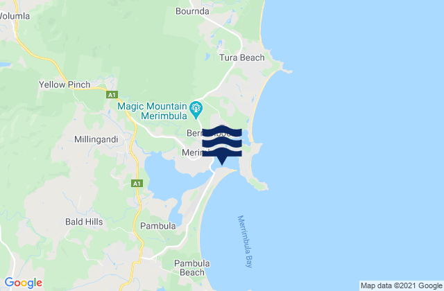 Merimbula, Australia潮水