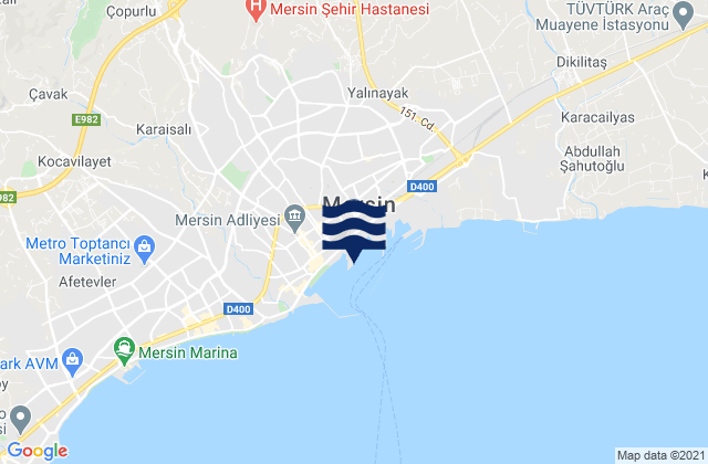 Mersin, Turkey潮水
