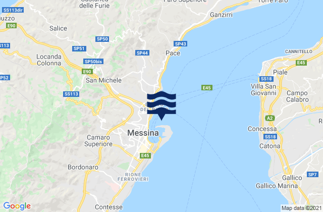Messina Sicily, Italy潮水