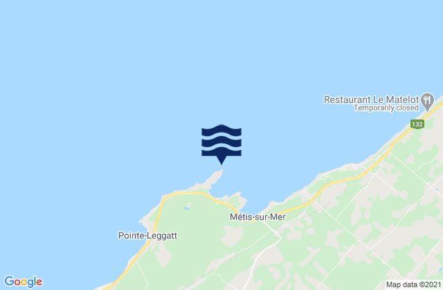 Metis-sur-Mer, Canada潮水