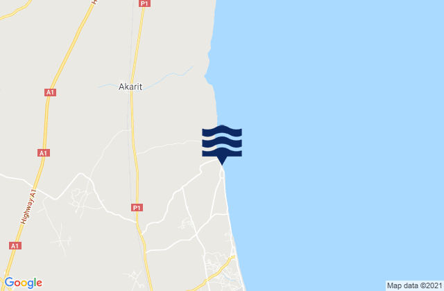 Metouia, Tunisia潮水