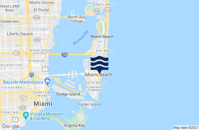 Miami Beach, United States潮水