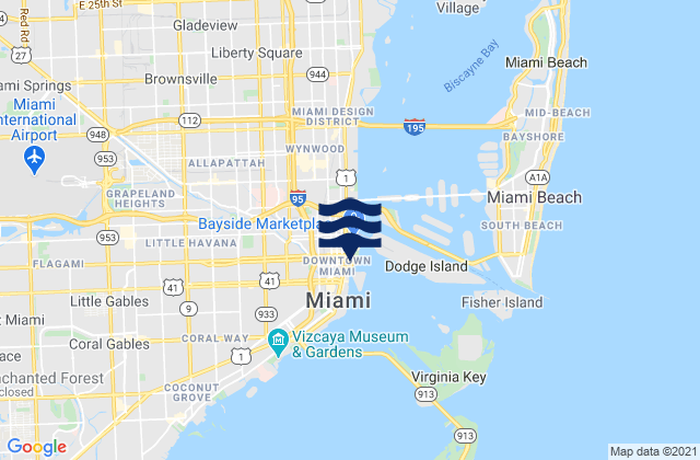 Miami, United States潮水