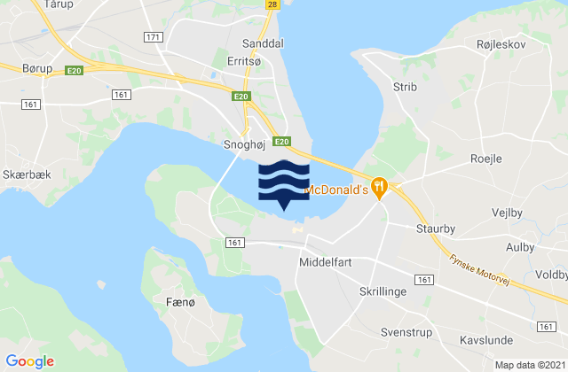 Middelfart, Denmark潮水