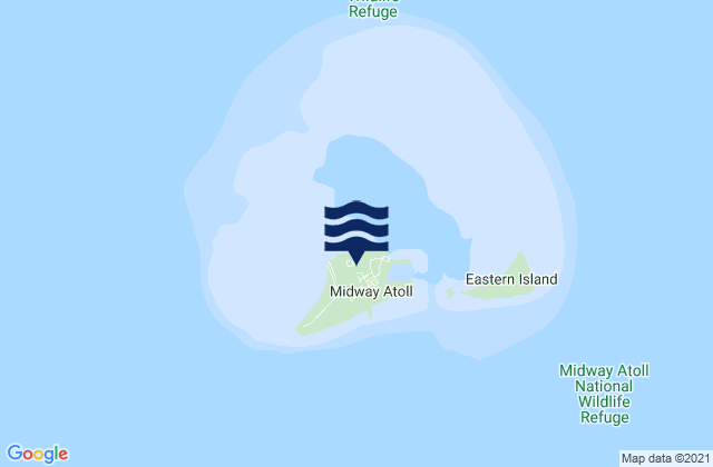 Midway Islands, United States Minor Outlying Islands潮水