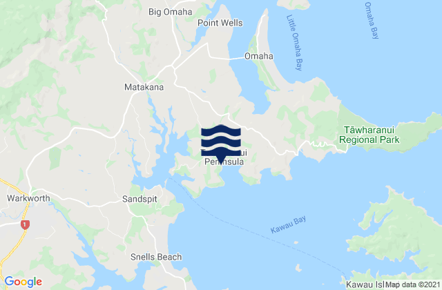 Millon Bay, New Zealand潮水