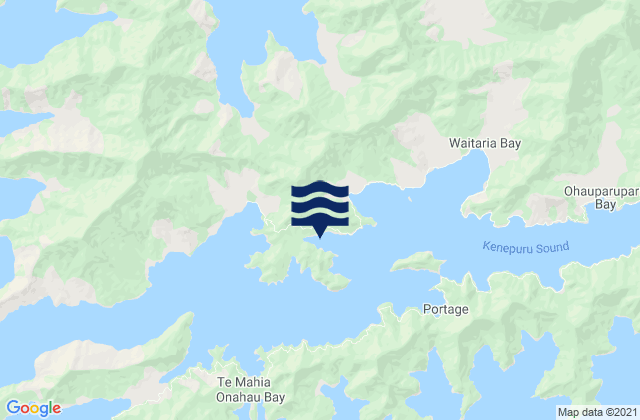 Mills Bay, New Zealand潮水