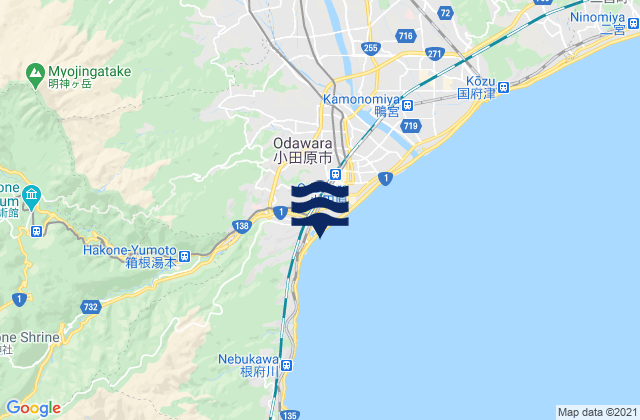 Minamiashigara Shi, Japan潮水