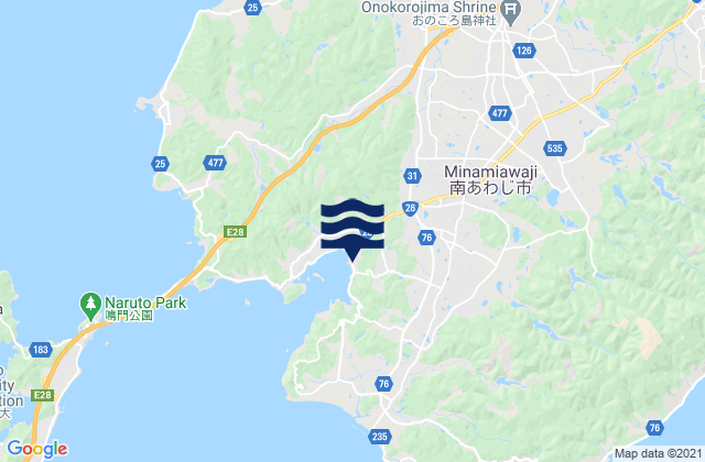 Minamiawaji Shi, Japan潮水