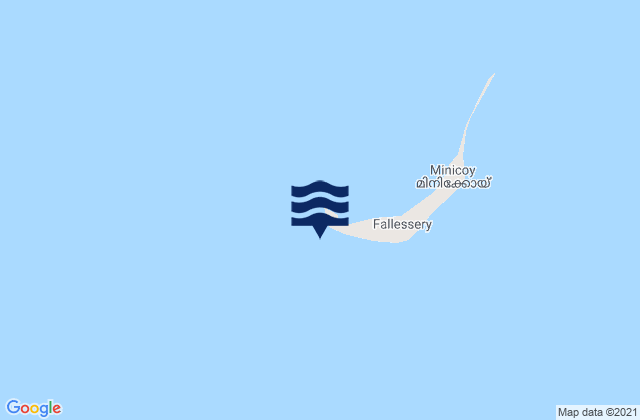 Minicoy Island, India潮水