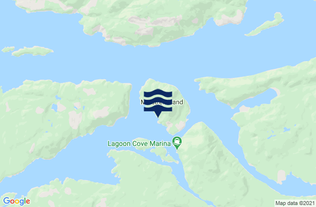 Minstrel Island, Canada潮水