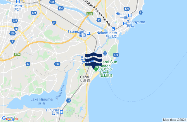 Mito-shi, Japan潮水