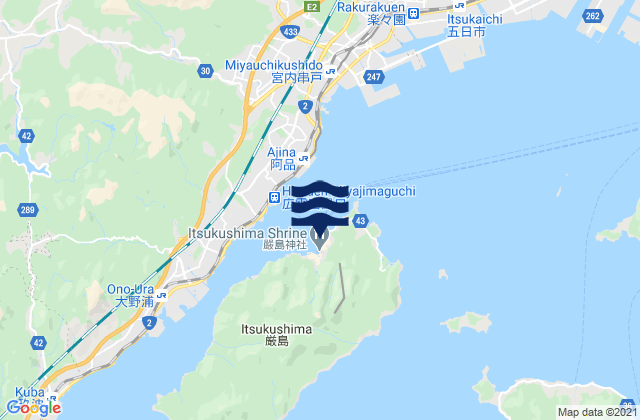 Miyajima, Japan潮水