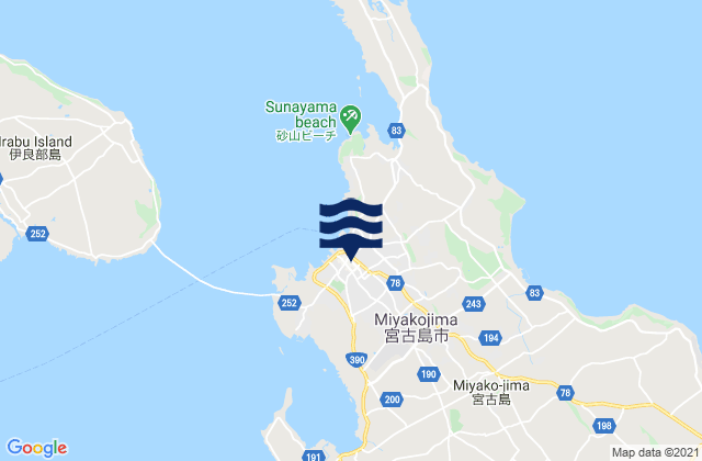 Miyakojima Shi, Japan潮水