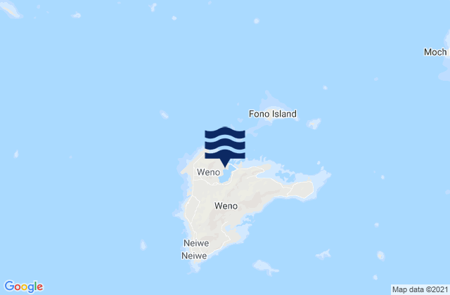 Moen Island Truk Islands, Micronesia潮水